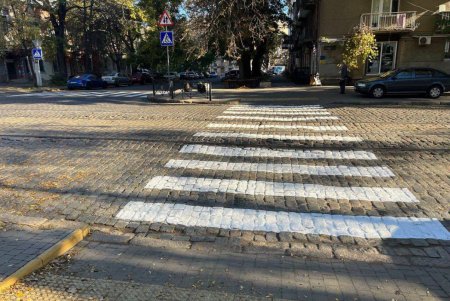 В центре города обновили пешеходную разметку (фото)