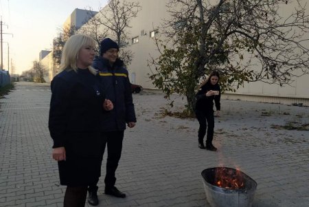 В учреждениях соцзащиты провели тренинги по эвакуации при чрезвычайных ситуациях (фото)