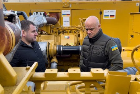 Два мощных генератора от европейских партнеров в Одессе установят на крупных котельных (видео, фото)