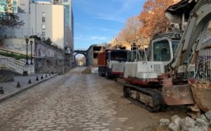 В Одессе реализуется второй этап капитального ремонта Деволановского спуска (фото)