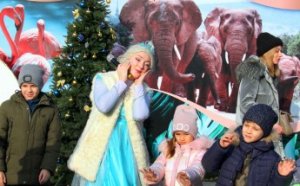 По случаю Рождества Христова в Одесском зоопарке представили красочное вертепное действо (фото)