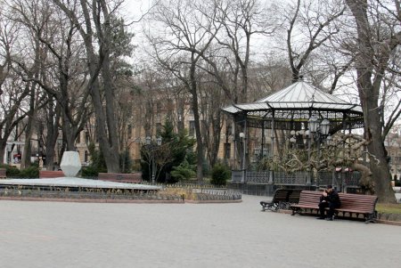 Праздничная Дерибасовская: новогодняя елка и мало людей на улице (фоторепортаж) 
