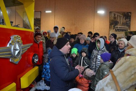 Рождественские экскурсии: сотни одесситов побывали в городском Музее истории электротранспорта (фото)