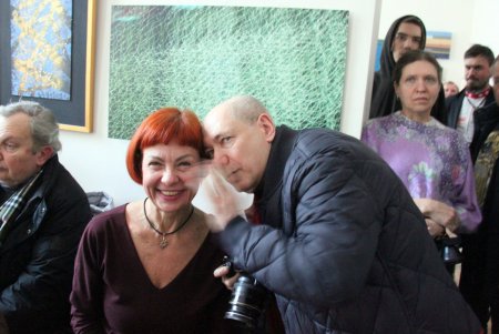 В Союзе художников Украины представили выставку «Миры абстракции» (фоторепортаж) 