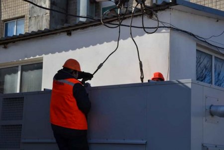 На дренажной насосной станции в Одессе установлен мощный генератор для предотвращения подтоплений при отсутствии электричества (фото)