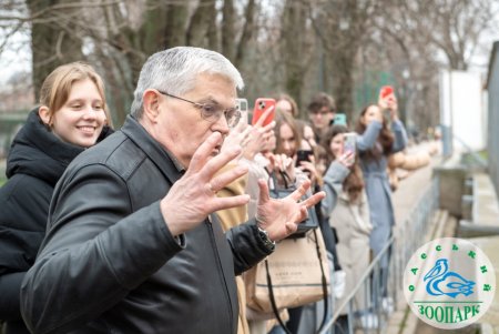 В Одесском зоопарке провели лекцию по зоопсихологии для студентов (фото)