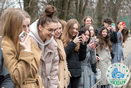 В Одесском зоопарке провели лекцию по зоопсихологии для студентов (фото)
