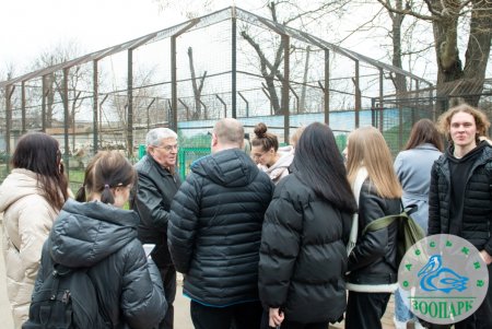 В Одесском зоопарке провели лекцию по зоопсихологии для студентов (фото)