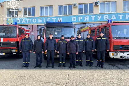 Спасатели Одесской области получили три пожарных автомобиля в рамках благотворительной помощи (фото)