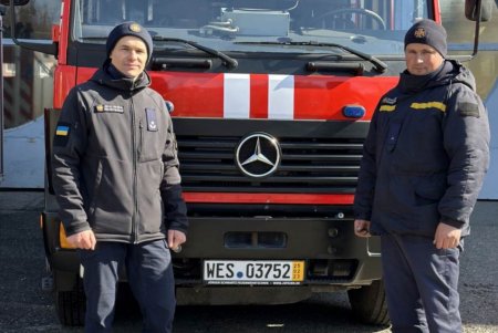 Спасатели Одесской области получили три пожарных автомобиля в рамках благотворительной помощи (фото)