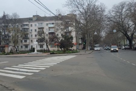 Коммунальщики обновили дорожную разметку на нескольких улицах в Приморском районе (фото)