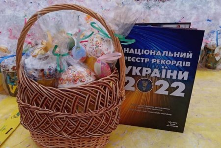 В Подольске из 5900 пасок, испеченных для военных, выложили карту Украины (фото)