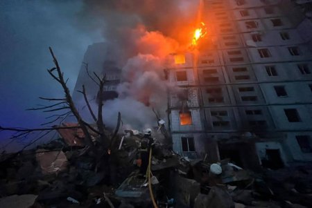 Ракетный удар по Украине: разрушены многоэтажки и частные дома в Умани и Днепре, есть погибшие и пострадавшие (фоторепортаж)
