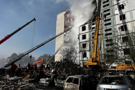Ракетный удар по Украине: разрушены многоэтажки и частные дома в Умани и Днепре, есть погибшие и пострадавшие (фоторепортаж)