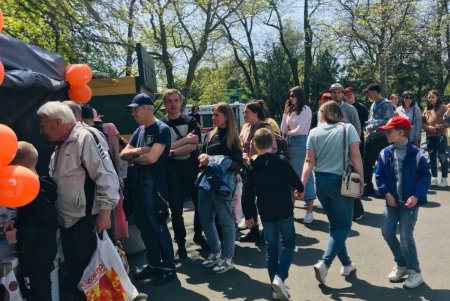 В выходные в парке Шевченко провели два концерта к праздничным датам (фото)