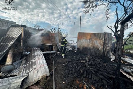 В Белгород-Днестровском районе загорелся лицей, а в Затоке — база отдыха (фото)