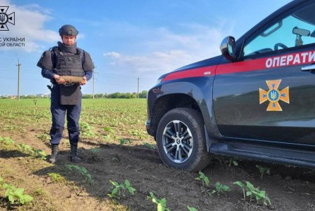 В районе села Усатово обнаружен и уничтожен пиротехниками артснаряд времен Второй мировой войны (фото)
