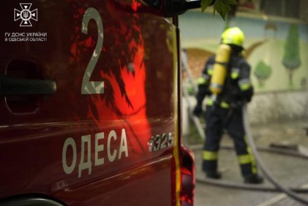 Одесские спасатели оперативно ликвидировали пожар в неработающем ресторане на пляже «Дельфин» (фото)