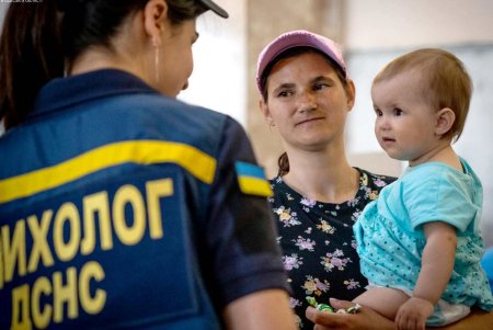 В Одессу пребывают переселенцы из зоны подтопления (фоторепортаж) 