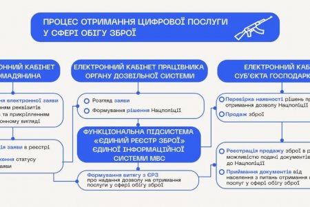 На следующей неделе одесситы смогут воспользоваться услугами Единого реестра оружия