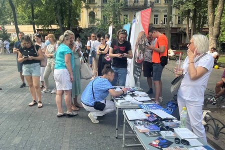 «Рожденные свободными: одесситов учили бороться с торговлей людьми (фото)
