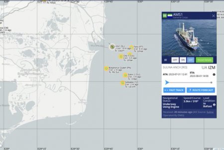 Три грузовых судна успешно прорвали морскую блокаду РФ, открыто проследовав в Украину