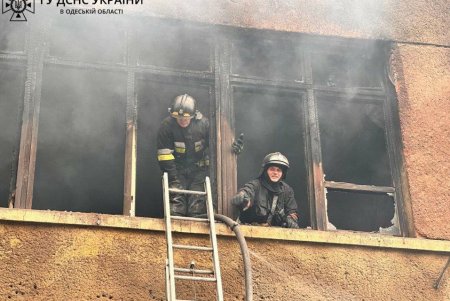 На Молдаванке горел заброшенный дом: спасены один человек и более десятка животных (фото, видео)