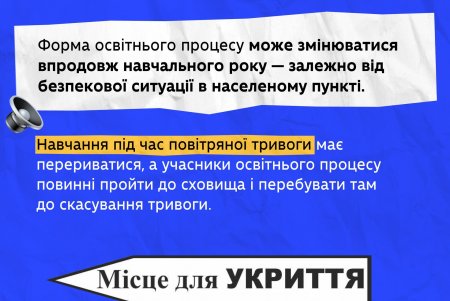 В МОН подготовили инфографику, чтобы объяснить, как будет протекать образовательный процесс в 2023/24 учебном году