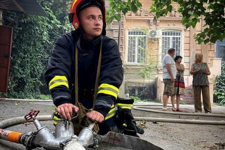 В переулке Маяковского горел памятник архитектуры (фото)