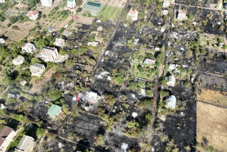 В Одесской области спасатели ликвидировали пожар на площади 15 Га (фото)