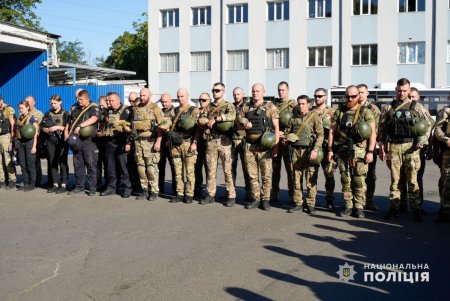 В Одессу вернулись полицейские, выполнявшие служебные задания на деоккупированной территории Херсонской области (фото)
