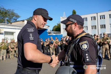 В Одессу вернулись полицейские, выполнявшие служебные задания на деоккупированной территории Херсонской области (фото)