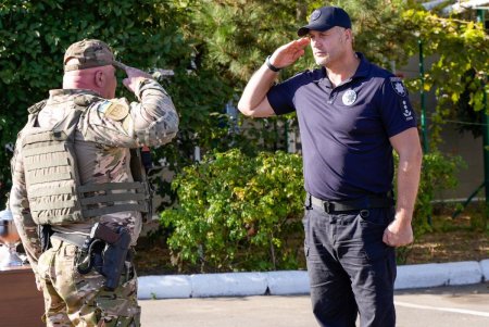 В Одессу вернулись полицейские, выполнявшие служебные задания на деоккупированной территории Херсонской области (фото)