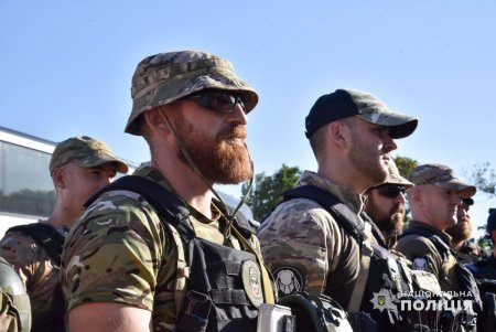 В Одессу вернулись полицейские, выполнявшие служебные задания на деоккупированной территории Херсонской области (фото)