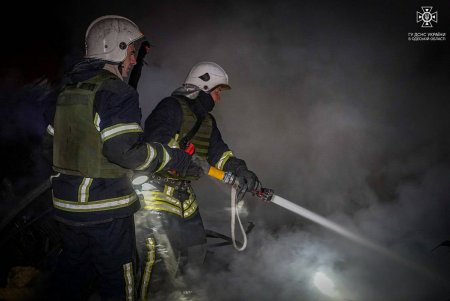 Спасатели ликвидировали масштабный пожар под Одессой (фото)