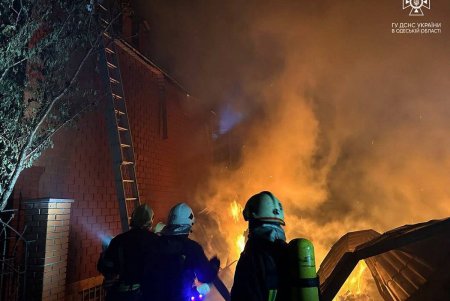 Спасатели ликвидировали масштабный пожар под Одессой (фото)