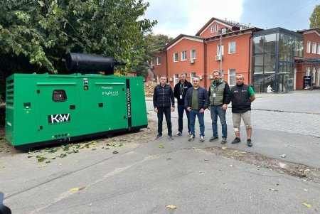 Два одесских медучреждения получили от международных партнеров мощные генераторы (фото, видео)