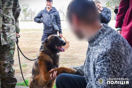 Полицейские-кинологи из Одесской области совместно со служебными собаками помогают правоохранителям реабилитироваться после ранений (фото, видео)