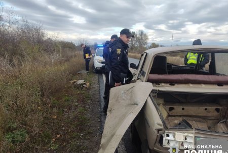 В Подольском районе перевернулось авто: водитель и двое пассажиров получили травмы (фото)