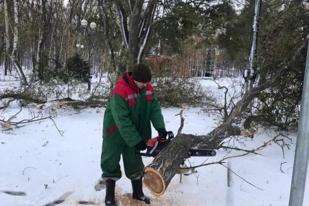 Последствия накрывшего Одессу бурана ликвидируют почти две тысячи коммунальщиков (фото)