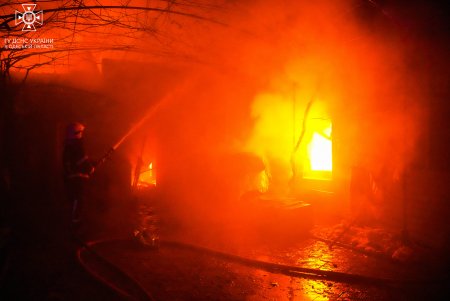 В Великом Дальнике под Одессой горел частный дом (фото)