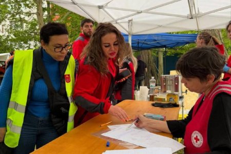 На місці ліквідації наслідків ворожої атаки працює міський штаб (фото)