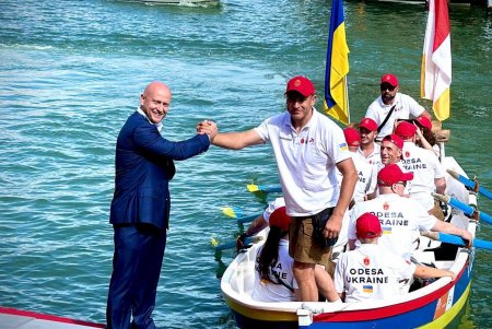 Український ял - вперше на історичній регаті у Венеції (фото)