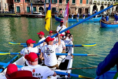 Український ял - вперше на історичній регаті у Венеції (фото)