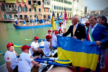 Український ял - вперше на історичній регаті у Венеції (фото)