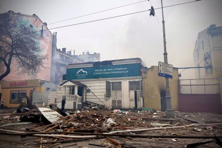 В Одесі ліквідовують наслідки нічної атаки (фото) В Одесі ліквідовують наслідки нічної атаки (фото)