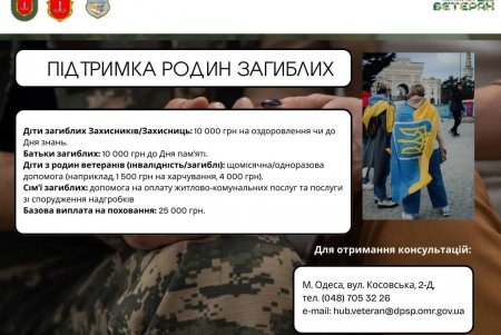 Підтримка захисників і захисниць: у місті діє програма «Ветеран Одеси»