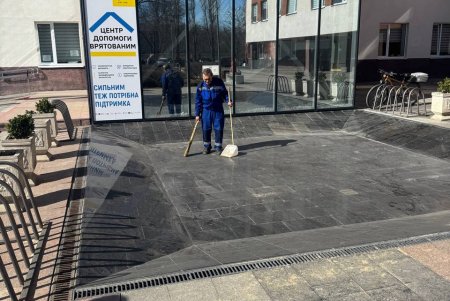 КП «Сервісний центр» готує до запуску фонтани та наводить лад на підпорядкованих територіях (фото)