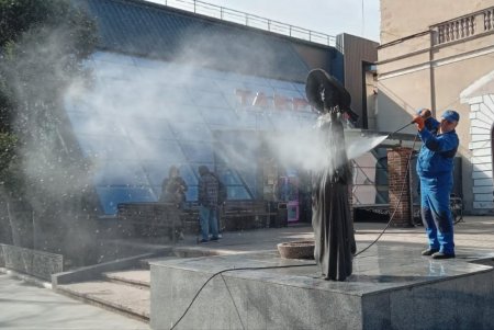 КП «Сервісний центр» готує до запуску фонтани та наводить лад на підпорядкованих територіях (фото)