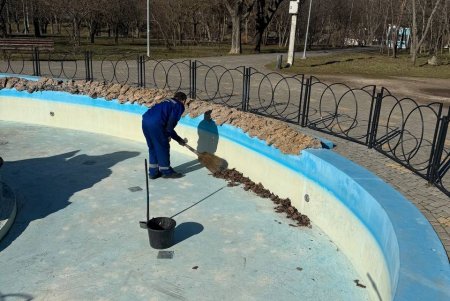 КП «Сервісний центр» готує до запуску фонтани та наводить лад на підпорядкованих територіях (фото)